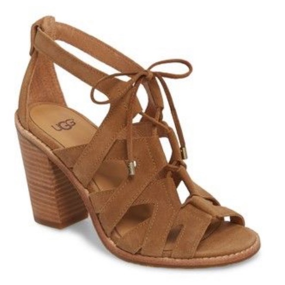 UGG Shoes - NWOT Ugg Harris tan suede chunky heel